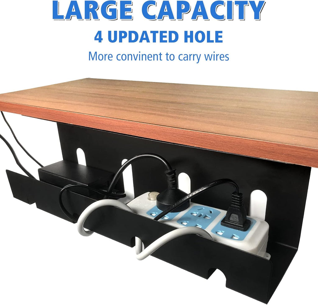 2 x 15.7 in Steel Black Cable Management Tray Y853798