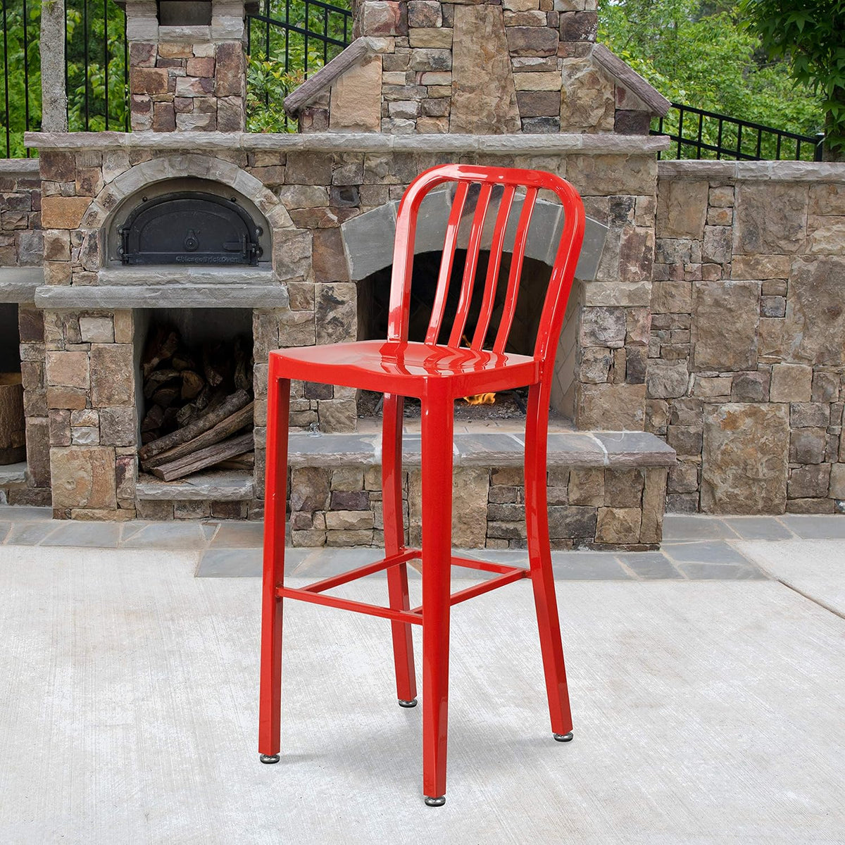 Yellow Metal Barstool P219