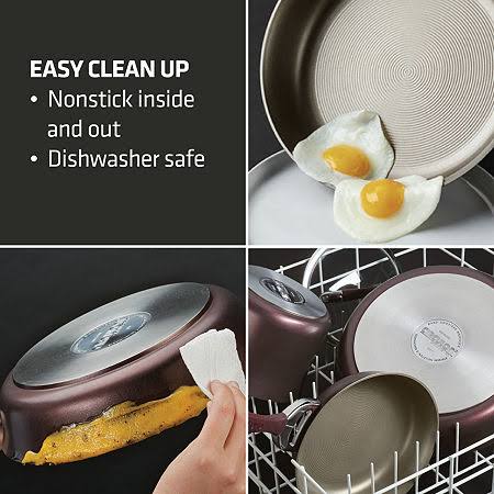 3.5 Qt Hard-Anodized Nonstick Straining Saucepan K277896