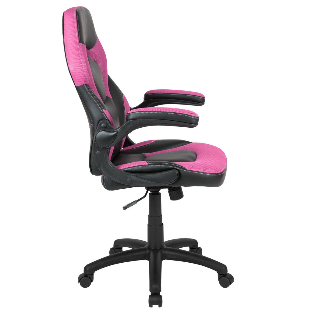 Pink/Black LeatherSoft Gaming Chair A50480