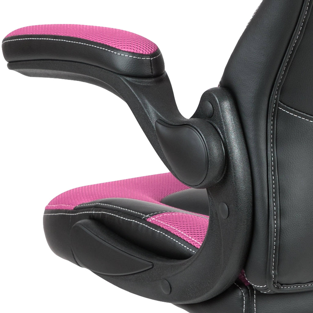 Pink/Black LeatherSoft Gaming Chair A50480