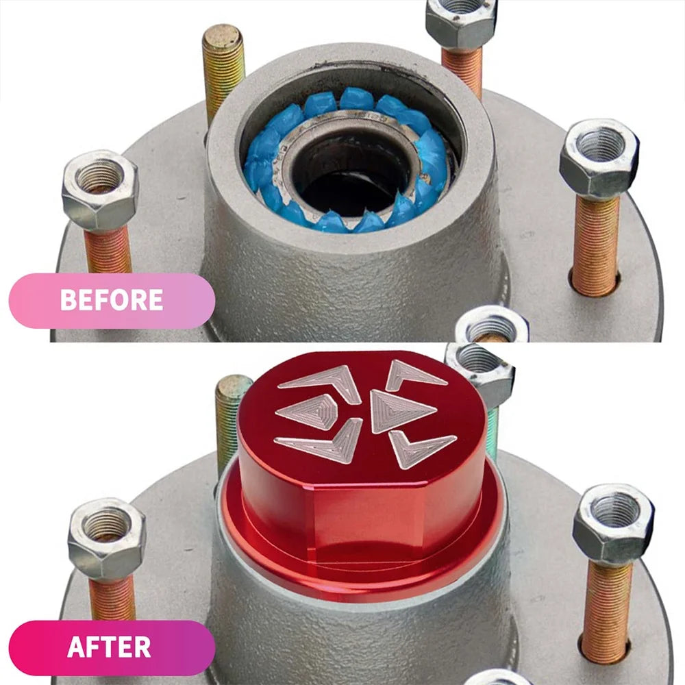 Replacement Aluminum Cap Assembly with O-rings for Vortex Hubs with 5 Bolts F210724