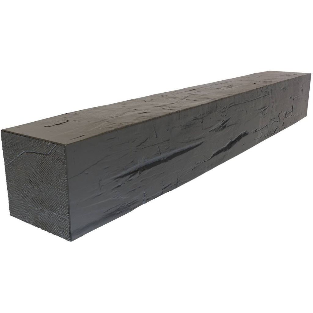 Hand Hewn Faux Wood Fireplace Mantel I459675