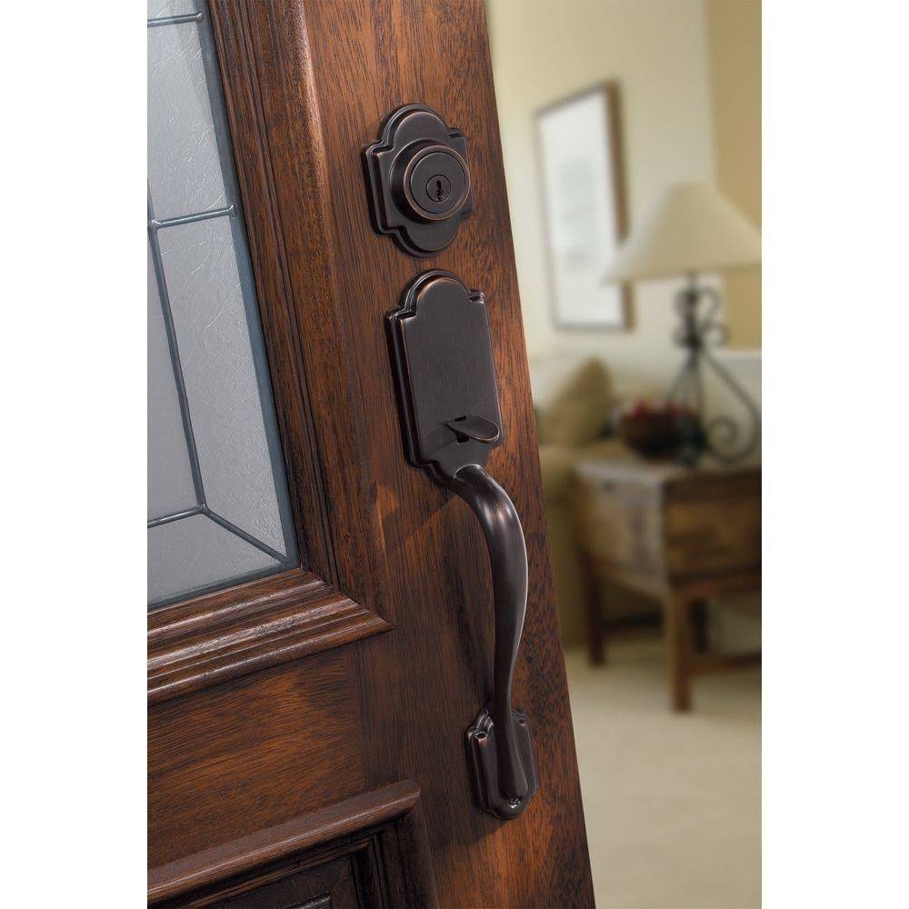 Single Cylinder Handleset with Lever, Venetian Bronze H419