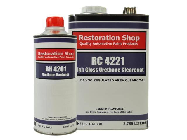 Reptile Red Urethane Basecoat/Clearcoat Car Paint Complete Gallon Kit V4201