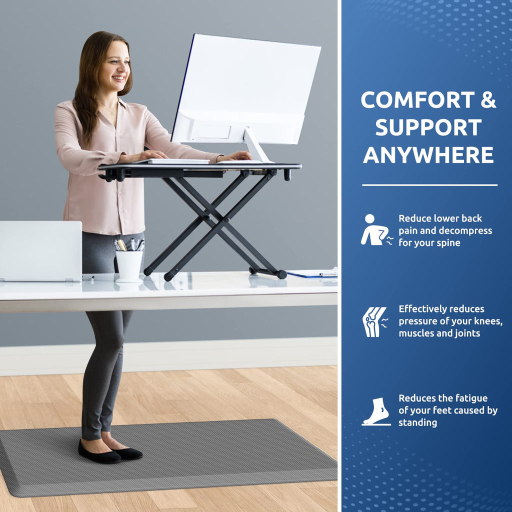Anti Fatigue Floor Mat, Non-Slip Bottom Standing Desk Mat M20663