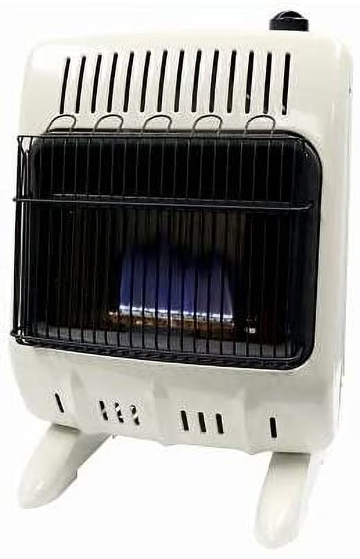 Blue Flame Wall Heater, Vent-Free, White, 10,000 BTU P65347