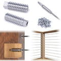 20Pack 3/16 Invisible Cable Railing Kit T316 Stainless Steel 10 Cable Line Q1704