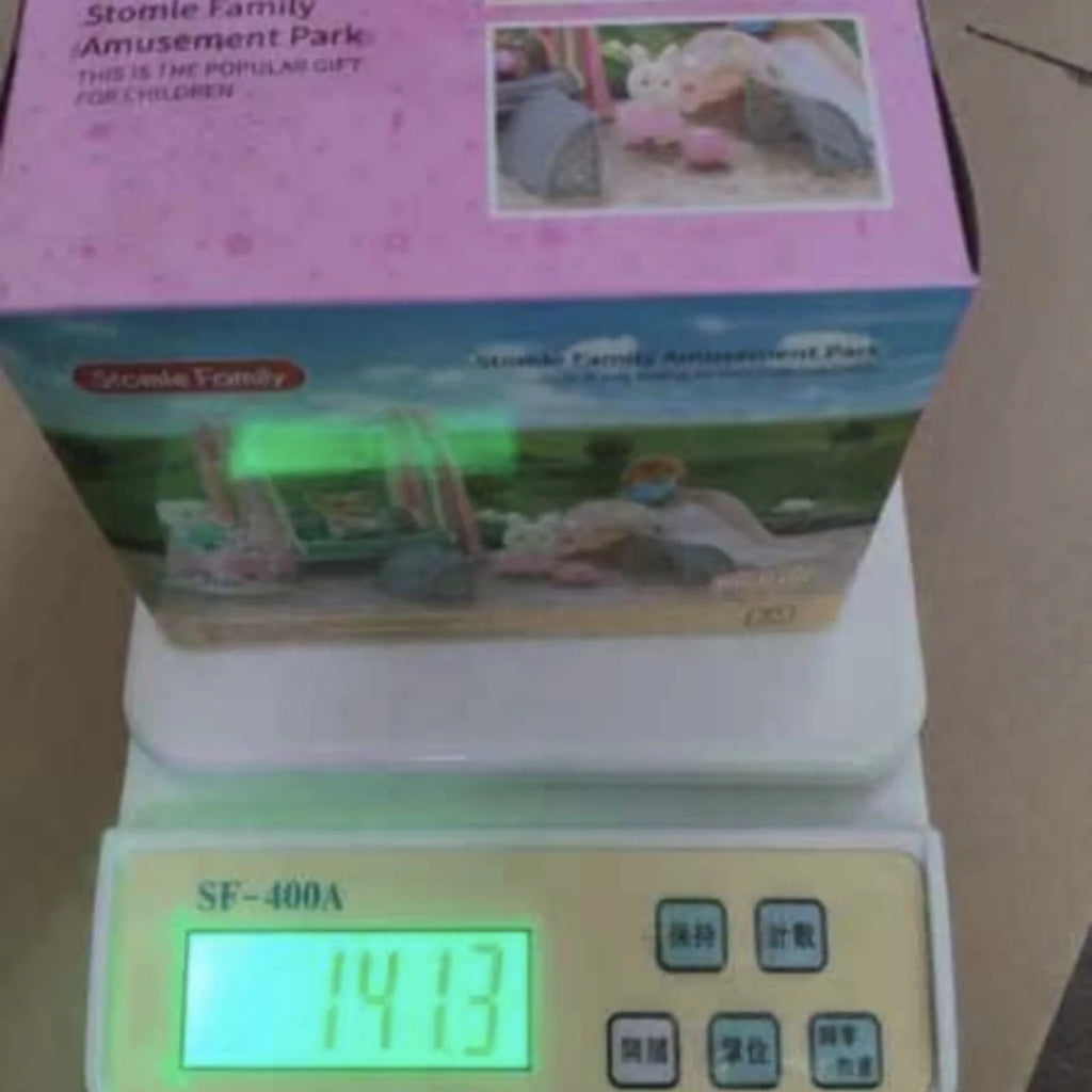 Miniature Dollhouse Kitchen Play Set with Refrigerator U1855