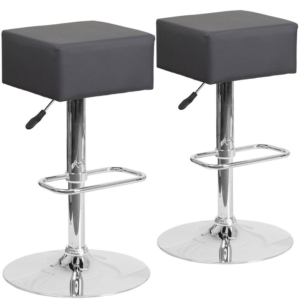 Gray Bar Stool Set of 2 Z3044