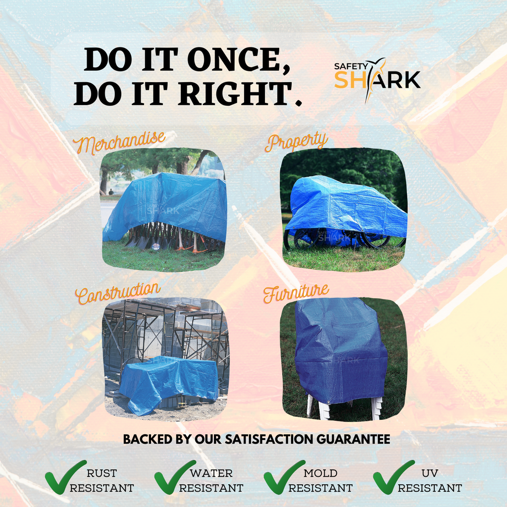 Heavy Duty Waterproof Tarp (20x40 Feet) D6338