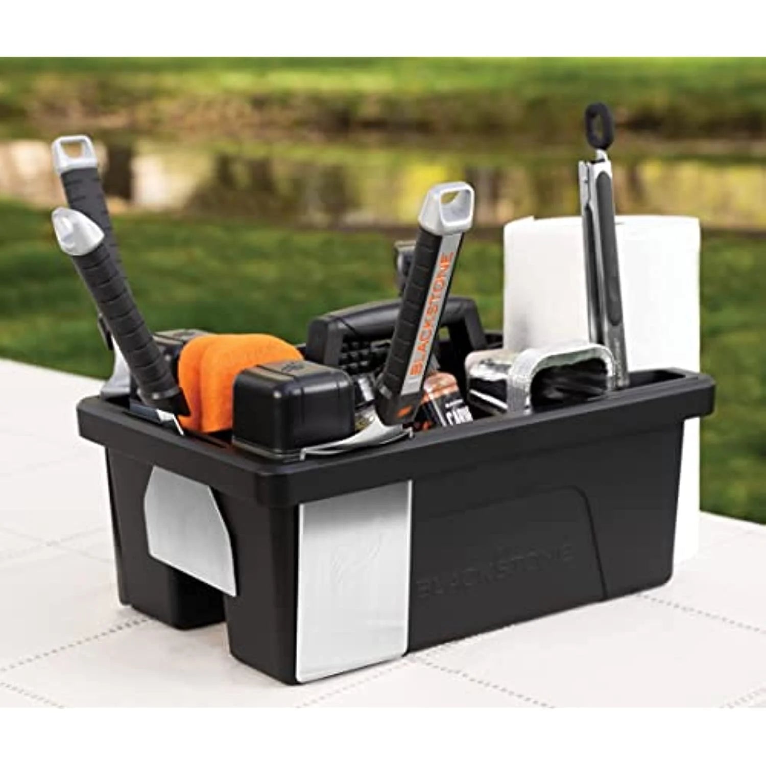 Black Plastic Accessory Organizer F65794