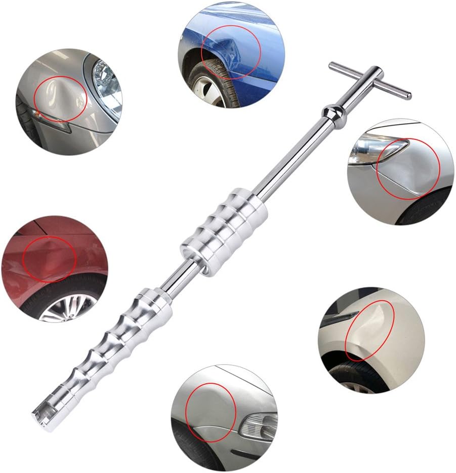 T Bar Slide Hammer Glue Puller Tabs Car Body Tools Pack of 2 V562309
