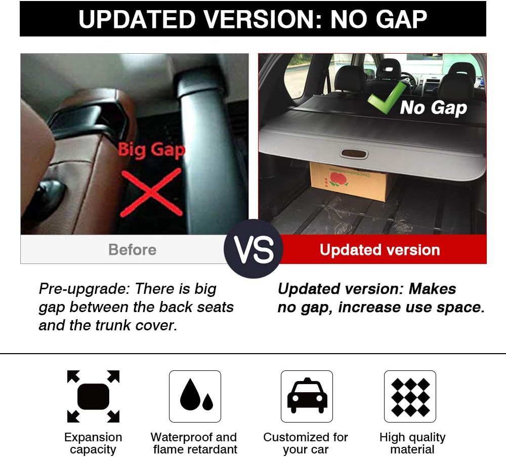 Cargo Cover Black Pack of 2 J33267