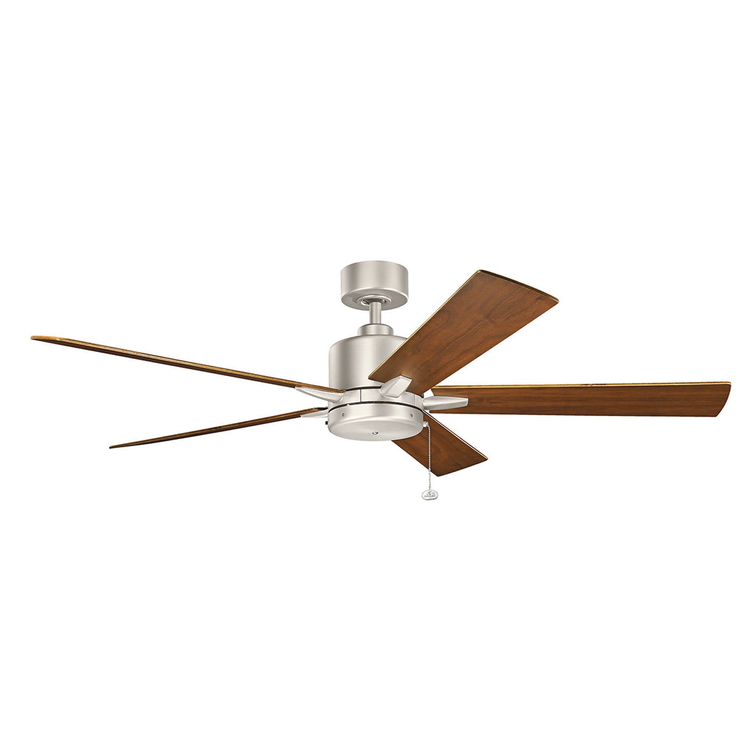 Brushed Nickel/Walnut Ceiling Fan Y70447