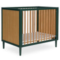 Mini Modern Convertible Crib with Rounded Spindles J67221