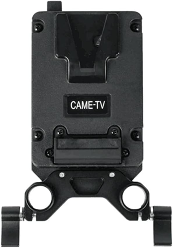 Mini V-Mount Plate with 2 D-tap Outputs and Dual 15mm Rod Clamp H4644
