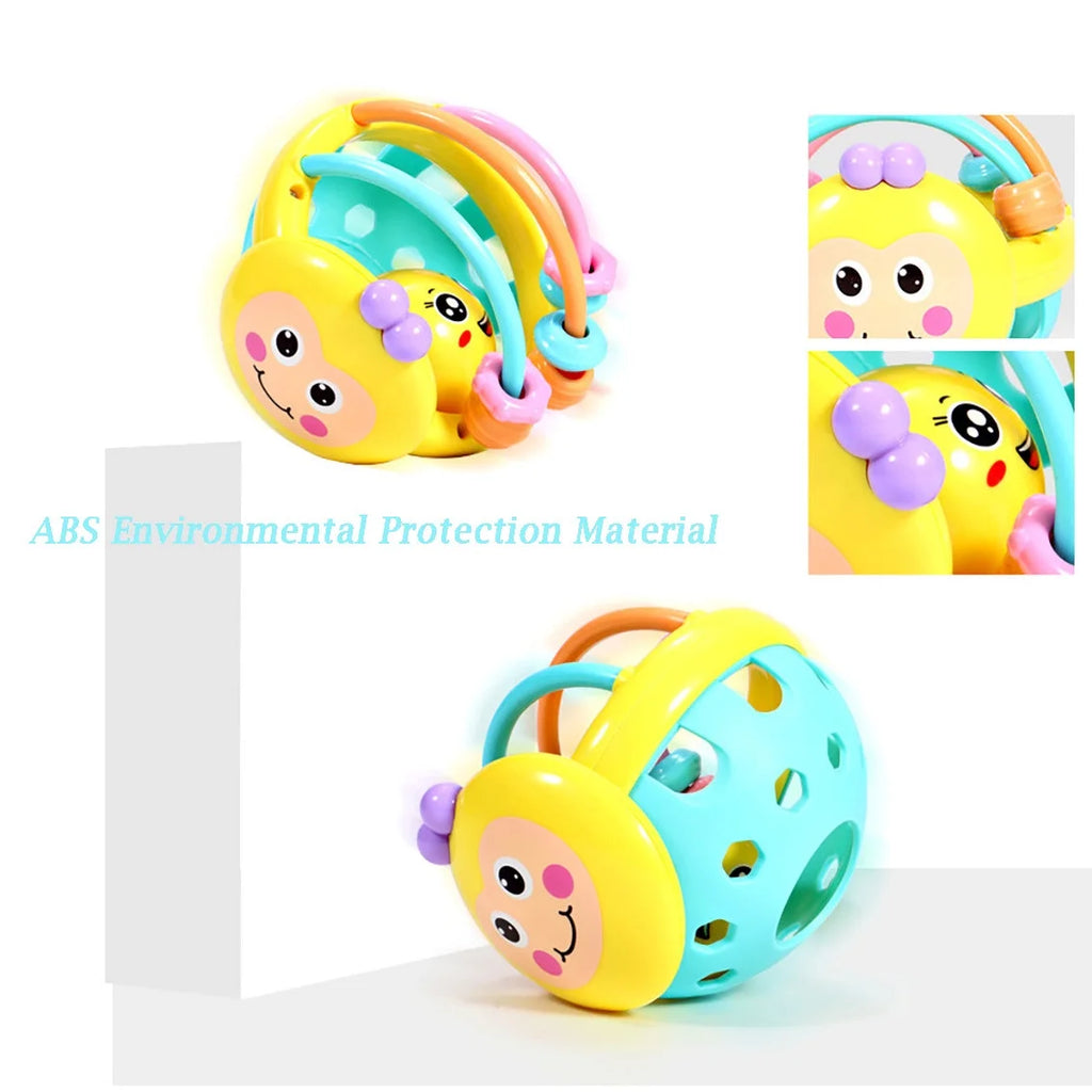 Ball Rattles Bell Infant Baby Plastic Toy Hand Bell Education Toy J52167