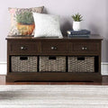 Espresso Drawer Storage Bench M4110