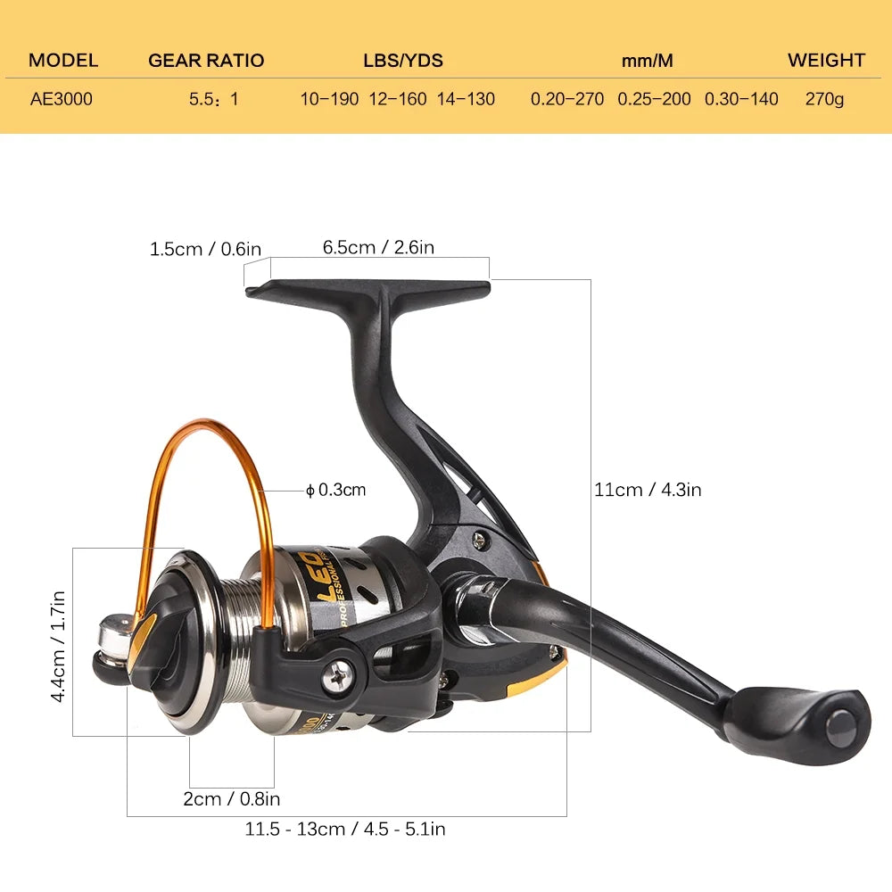 Carbon Fiber Telescopic Fishing Rod and Reel Combo H205306
