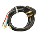 4-Feet Round Dryer Cord, Black E559