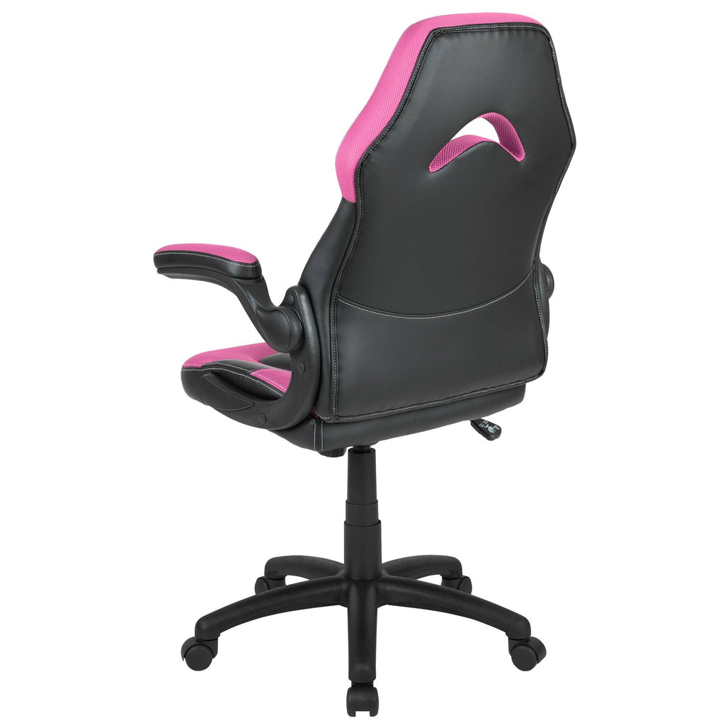 Pink/Black LeatherSoft Gaming Chair A50480