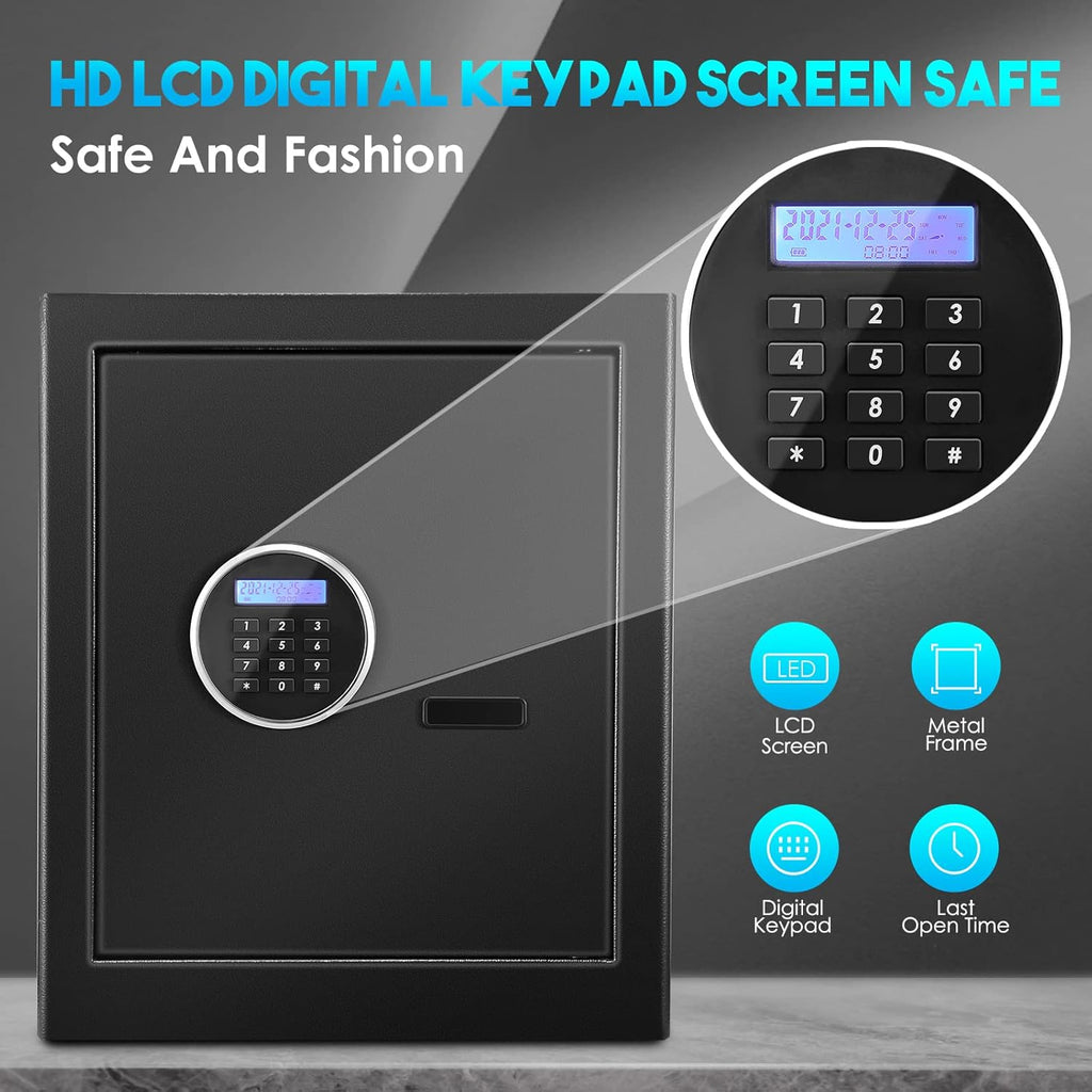 1.72 Cub Fireproof Waterproof Combination Lock Safe Box with Keypad V308