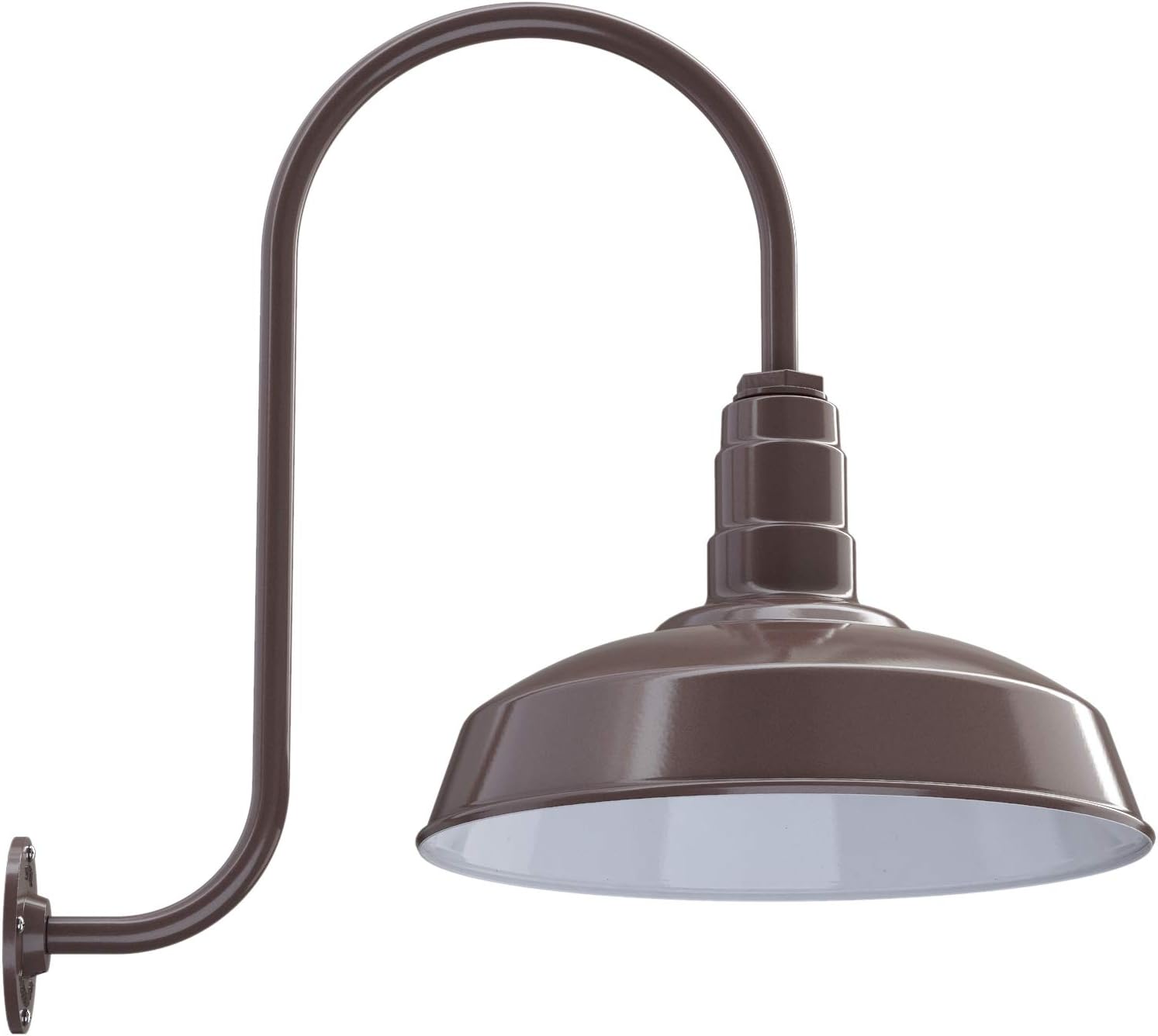 Matte Black Gooseneck Barn Light G3639