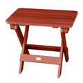 Rustic Red Folding Side Table G254723