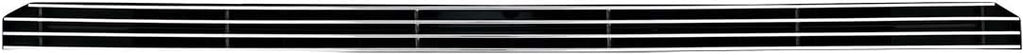 Black Billet Bumper Grille Overlay L189