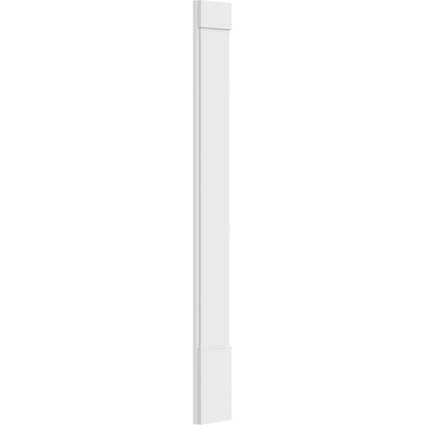 Plain PVC Pilaster with Capital and Base (Pair) J8256