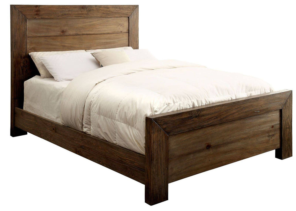Rustic Natural King Panel Bed L69841