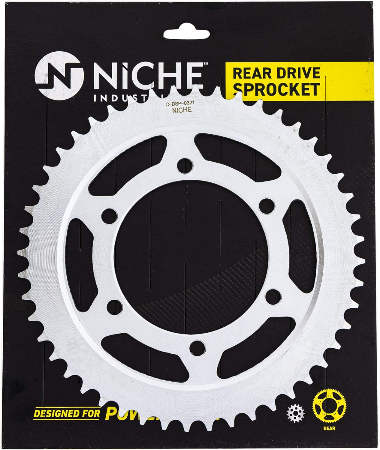 Drive Sprocket Chain Combo Front 16 Rear 48 Tooth 530HZ Standard 116 Links Pack of 2 F1170