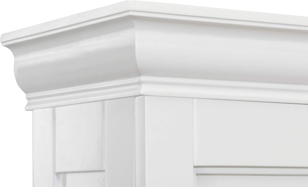 White Detachable Storage Bathroom Cabinet S71762