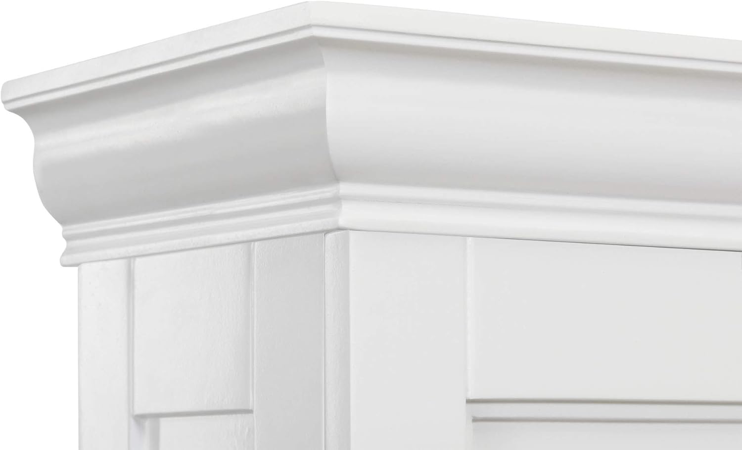 White Detachable Storage Bathroom Cabinet S71762