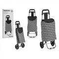 White Black Shopping Cart (87 x 35 x 28 cm) T233
