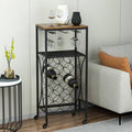 Industrial 2-Tier Serving Cart with Lockable Wheels K68551