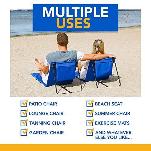 Set of 2 Folding Lightweight Camping Chairs Y68904