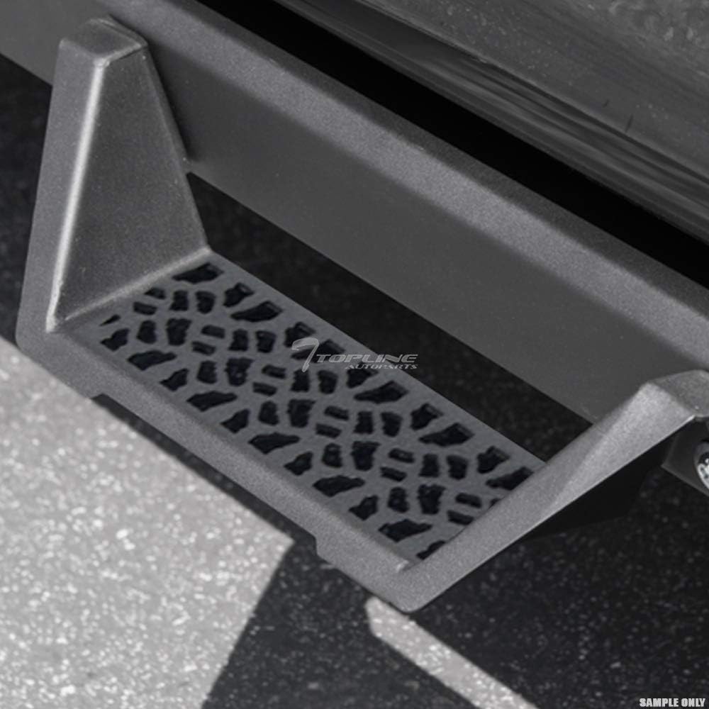 Matte Black Steel Modular Drop Step Side Nerf Bars F248