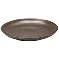 6/Case Mocha Round Porcelain Plate K241129