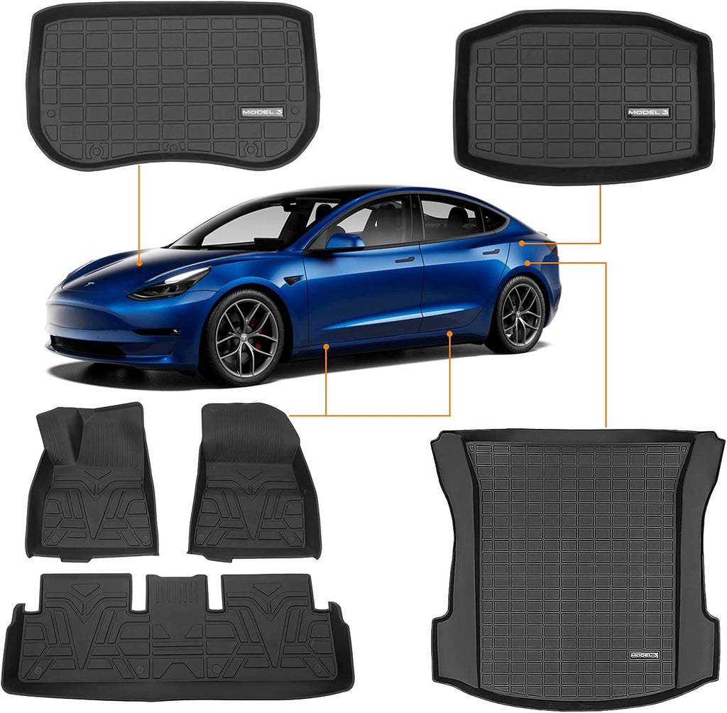 TPE Trunk Mats Set of 3 B58550