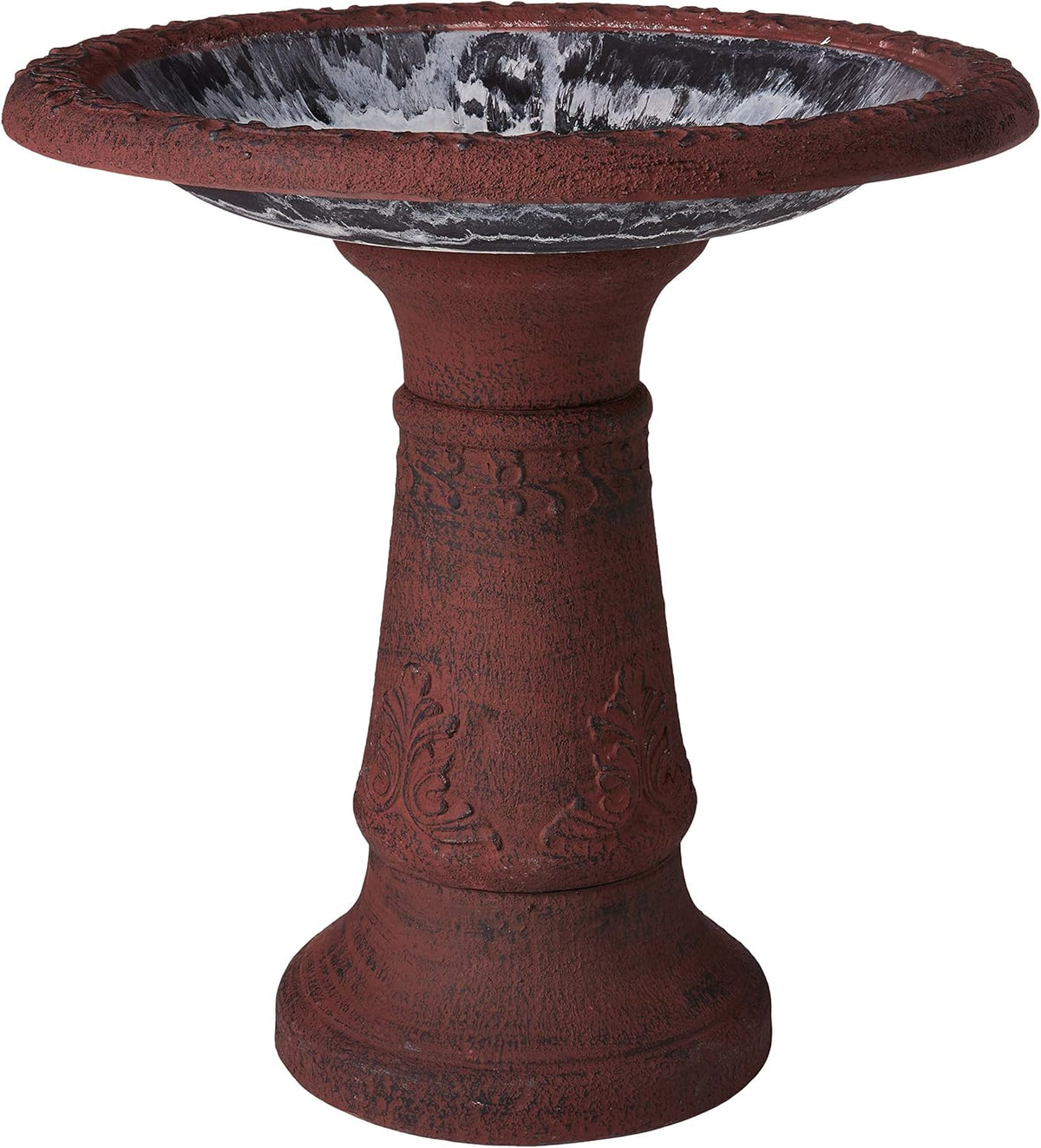 Stone Fiberclay Birdbath H3738