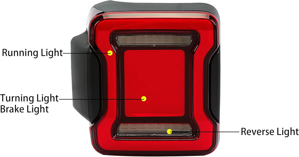 LED Dynamic Tail Light Assembly Set N3885