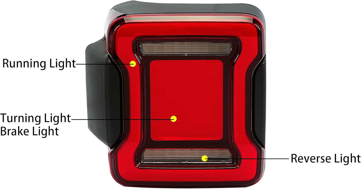 LED Dynamic Tail Light Assembly Set N3885