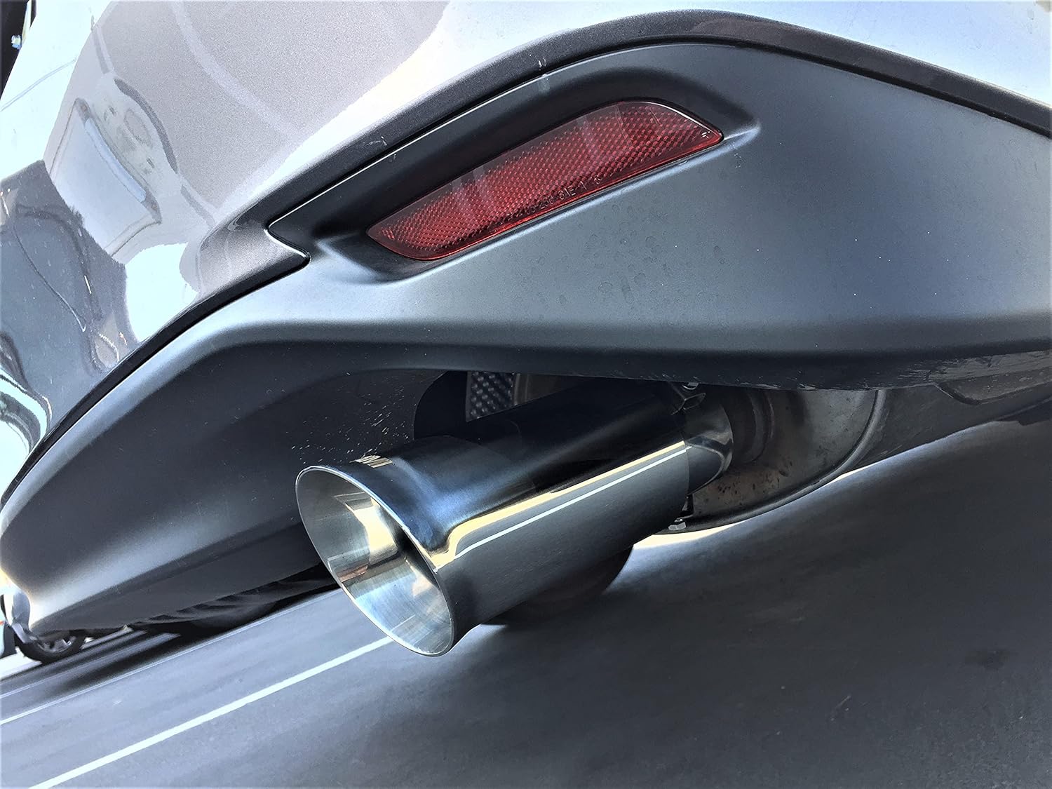 Universal Exhaust Tip Stainless Steel Double Wall Chrome Polish Pack of 2 C159823
