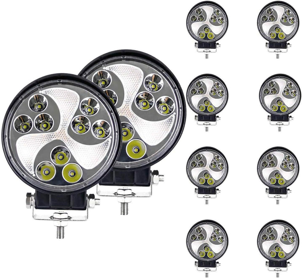 10 PCS 4.5inches LED Round Work Light Z717513