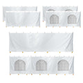 White Blockout Sidewall Kit for 8 ft Sides, 30 ft x 40 ft O78628