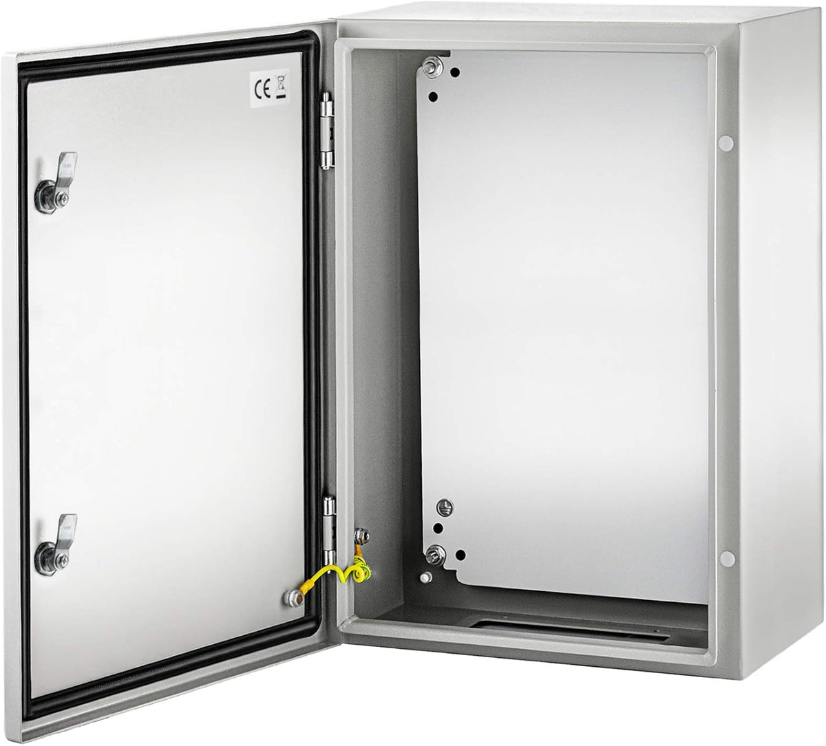 Steel Electrical Enclosure Box, 24'' x 16'' x 12'', IP65 Weatherproof Metal Box with Mounting Plate T252113