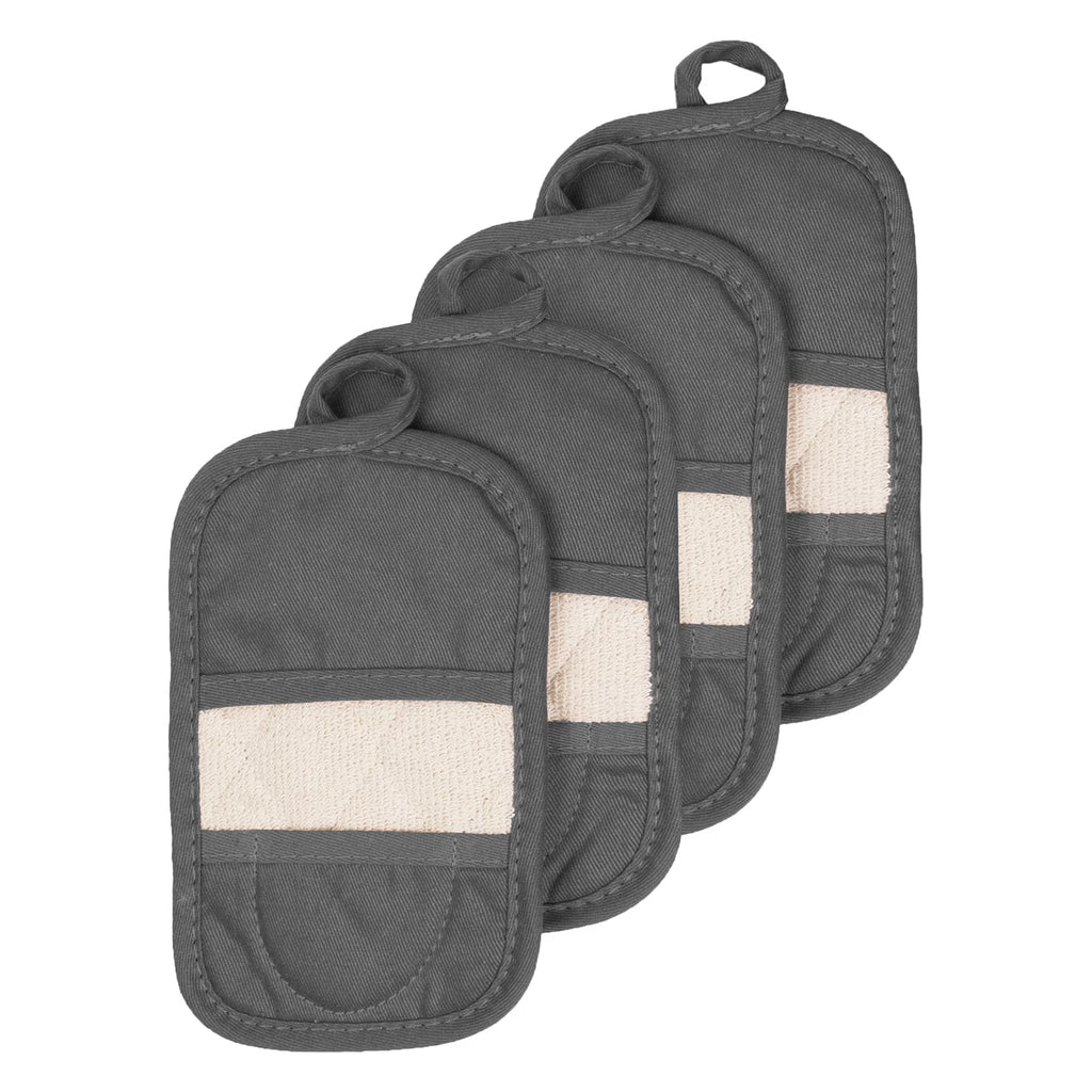 100% Cotton Pot Holder Set of 4 F414289