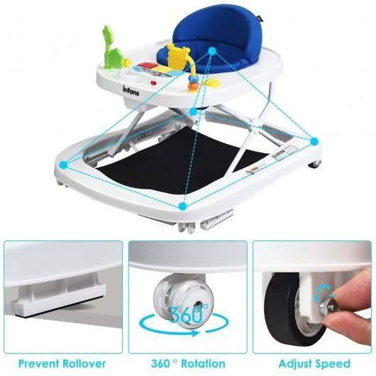 Navy 3 in 1 Foldable Baby Walker S363